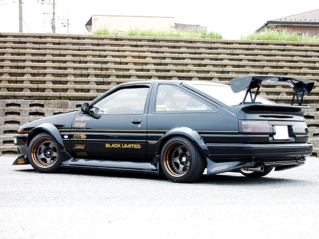 TEC-ART'S High Performance Muffler para Toyota Sprinter Trueno AE86 miniatura 4