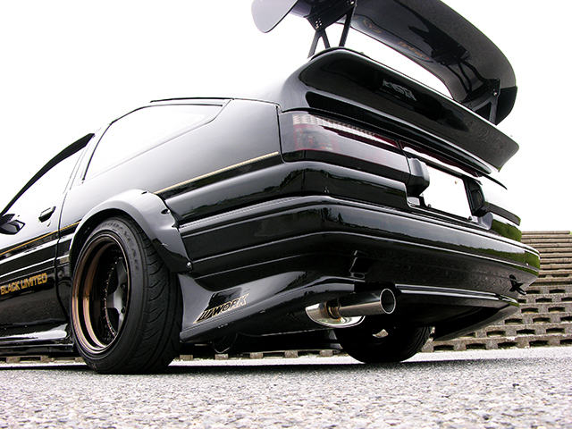 TEC-ART'S High Performance Muffler para Toyota Sprinter Trueno AE86 miniatura 5