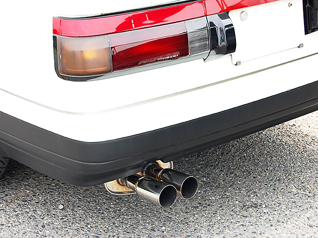 TEC-ART'S Street Premium Muffler para Toyota Sprinter Trueno AE86 miniatura 4
