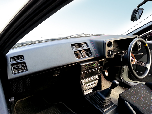 TEC-ART'S RHD Leather Dashboard Panel para Toyota Sprinter Trueno AE86 miniatura 3