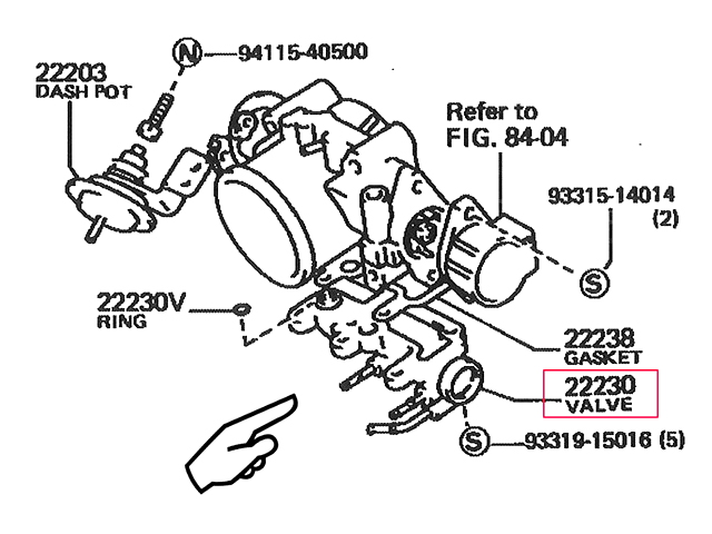 TEC-ART'S ISCV Adapter para Toyota Sprinter Trueno AE86 miniatura 4