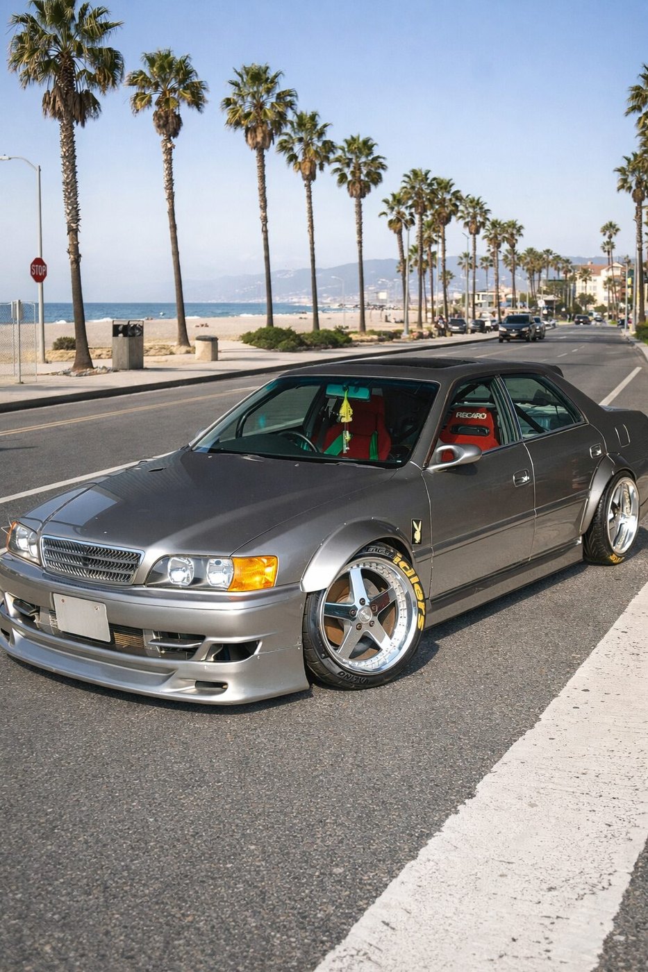 Aletines N-Style Type CF y Type CR para Toyota Mark II JZX100 miniatura 4