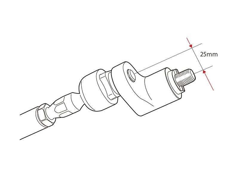 Adaptador de cremallera desplazado D1 Spec Kunny'z para Toyota Mark II JZX100 miniatura 4