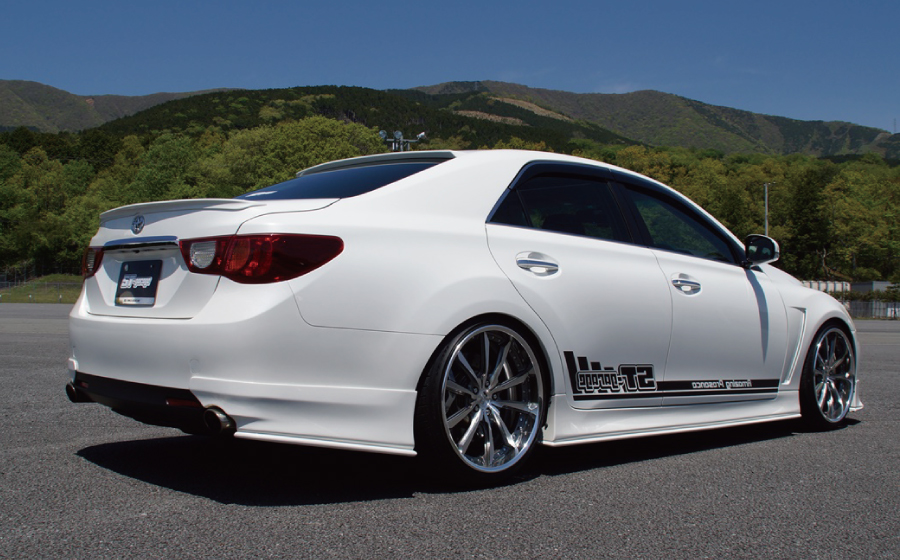 Kit Aero ST Garage AXCENT para Toyota Mark X GRX130 Zenki miniatura 2