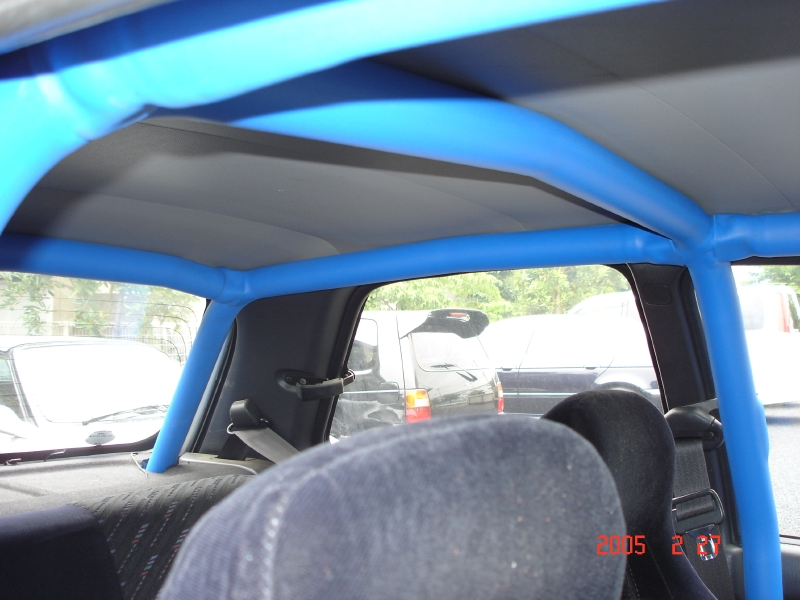 Jaula antivuelco Saito Rollcage - Trunk Through para Starlet EP82 miniatura 5