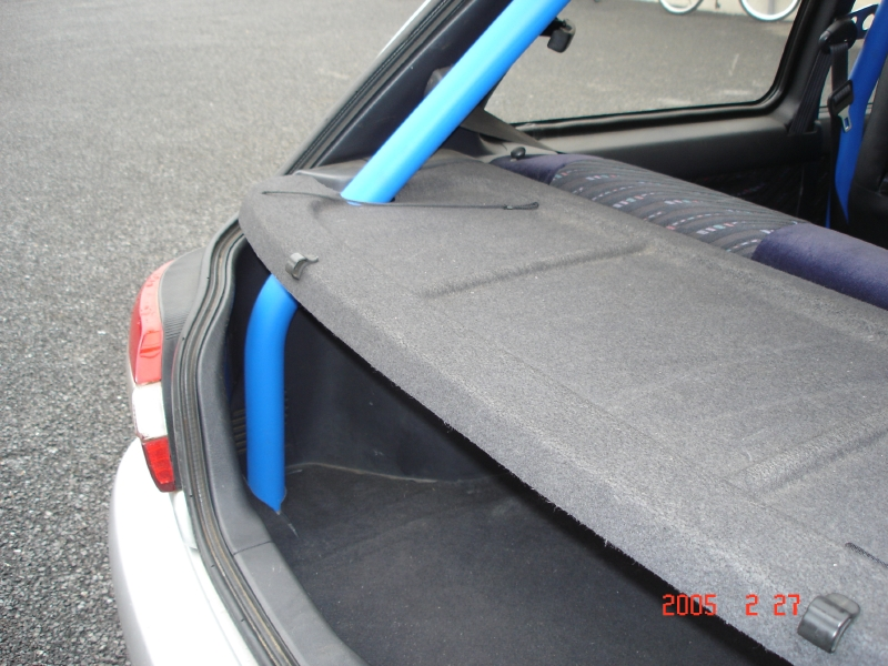 Jaula antivuelco Saito Rollcage - Trunk Through para Starlet EP82 miniatura 7