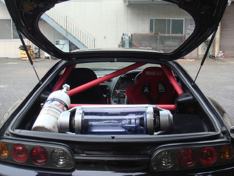 Jaula antivuelco Saito Rollcage - Trunk Through para Supra JZA80 miniatura 8