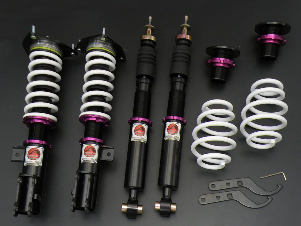 Kit de suspensión roscada Final Konnexion Stealth Black Twin para Toyota Verossa JZX110 miniatura 2