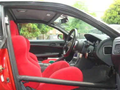 Jaula antivuelco Saito Rollcage - Strut Mount - Dash Through para Silvia S14