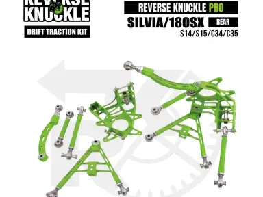 Kit trasero BOOSTAR Reverse Knuckle PRO para Nissan Silvia S13