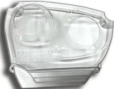 ECR33 ER34 Stagea RB25 Clear Timing Belt Cover - RB25DET Engine Upgrade para Nissan Skyline R34