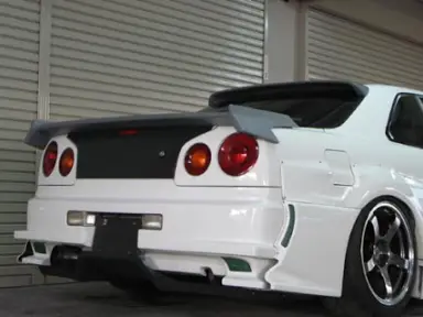 Drag Wing URAS para R34 Skyline 2Dr / 4Dr