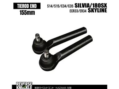 Terminales de dirección BOOSTAR Reverse Knuckle 135 mm para Nissan Skyline ER34