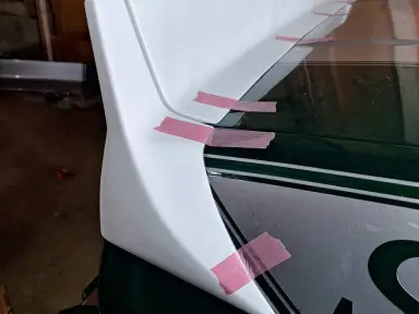 KaidoRacer Alerón Trasero FRP 3 Piezas para Nissan Skyline C210 4 Puertas