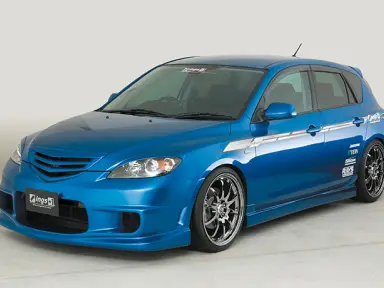 Bodykit INGS N-SPEC para Axela Sport BK#P