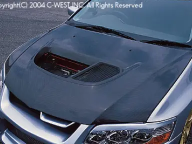 Capó Super Aero C-West para Mitsubishi Lancer Evolution CT9A