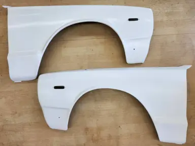 Aletas Ground Effect FRP para Nissan Skyline KGC10