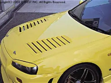 Capó ventilado C-West para Nissan Skyline GT-R BNR34