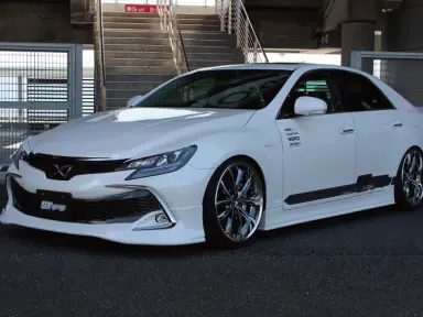 Kit Aero ST Garage AXCENT para Toyota Mark X GRX130 Kouki