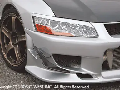 Pestañas de faros C-West para Mitsubishi Lancer Evolution CT9A