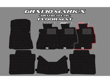 Alfombrillas ST Garage para Toyota Mark X GRX130 Zenki
