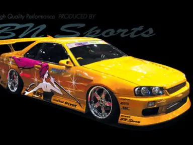 BN Sports Type II para R34 Skyline