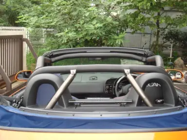 Jaula antivuelco Saito Rollcage - Type 2 - conserva arco OEM - Dash Through para S2000 AP1