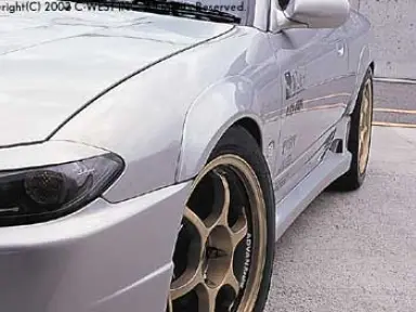 Aletas y ensanches C-West para Nissan Silvia S15