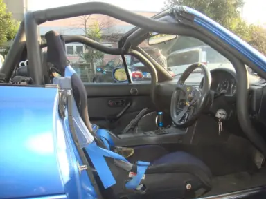 Jaula antivuelco Saito Rollcage - Capota blanda / hardtop para Roadster NA