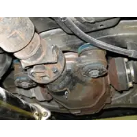 URAS Casquillos del subchasis del diferencial para Toyota miniatura 2