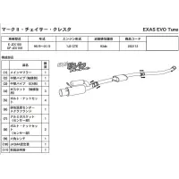 Escape GP Sports EXAS EVO Tune para Toyota Cresta JZX100 miniatura 3