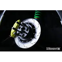 326POWER Black Rotor Kit 330 mm S13/S14/S15/180SX miniatura 1