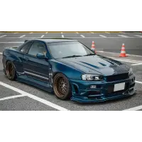 Super Wide Bodykit URAS para R34 Skyline 2Dr miniatura 2