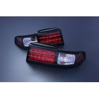 D-MAX Pilotos Traseros LED 3 Piezas Black Nissan Silvia S14 miniatura 2