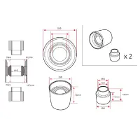 D-MAX D1SPEC Kit de Rótulas para Mangueta Trasera SR miniatura 4