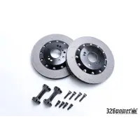 326POWER Black Rotor Kit 330 mm S13/S14/S15/180SX miniatura 2