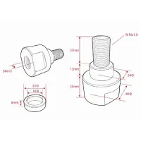 D-MAX D1SPEC Adaptador de Aumento de Ángulo de Dirección miniatura 2