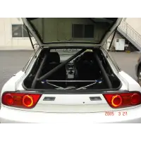 Jaula antivuelco Saito Rollcage - Sunroof - Trunk Through para 180SX RPS13 miniatura 5