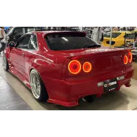 Super Wide Bodykit URAS para R34 Skyline 2Dr miniatura 1