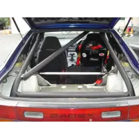 Jaula antivuelco Saito Rollcage - Sunroof - Trunk Through para 180SX RPS13 miniatura 4