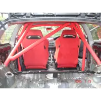 Jaula antivuelco Saito Rollcage - Sunroof - Trunk Through para Civic EG6 miniatura 3
