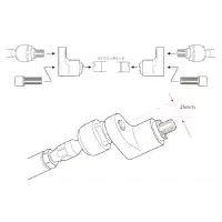 D-MAX Kunny's Rack Adapter JZX90/JZX100/JZX110 miniatura 2