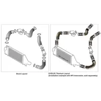 BCNR33 BNR34 Skyline GT-R Titanium Intercooler Piping Set para Nissan Skyline GT-R BNR34 miniatura 3