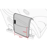 D-MAX Side Pocket Pad para Asiento Deportivo miniatura 4