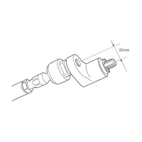 Adaptador de cremallera desplazado D1 Spec Kunny'z para Toyota Cresta JZX100 miniatura 4