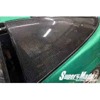 Triángulo de cuarto trasero en carbono tipo OEM Super Made para Nissan 180SX miniatura 2