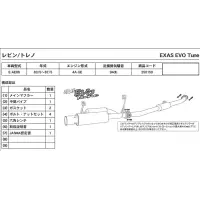 Escape GP Sports EXAS EVO Tune para Toyota Corolla Levin AE86 miniatura 5