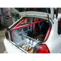Jaula antivuelco Saito Rollcage - Trunk Through para Civic EK4 miniatura 6